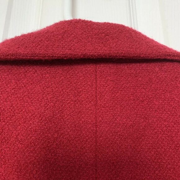 Gianni Size 12 Wool Nylon Red Front Open Blazer USA Vintage - Picture 4 of 6